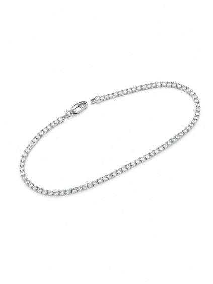 Pulsera Idee Preziose dal 1987 in Oro blanco Zircone IP.BK18B/76 - IP.BK18B/76
